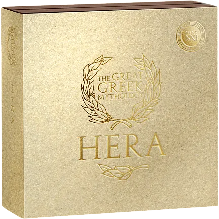 Монета «Гера», 2024 г., Серебро, 93,3 гр., проба 999, КАМЕРУН