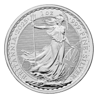 Монета «Британия (Чарльз III)», 2025 г., Серебро, 31,1 гр., проба 999, СОЕДИНЕННОЕ КОРОЛЕВСТВО
