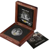 Монета «Томас Шелби», 2023 г., Серебро, 62,2 гр., проба 999, НИУЭ