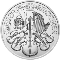 Монета «Венский Филармоникер», 2023 г., Серебро, 31,1 гр., проба 9999, АВСТРИЯ