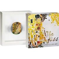 Монета «Поцелуй. Густав Климт», 2023 г., Серебро, 62,2 гр., проба 999, ГАНА