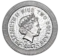 Монета "Афинская Сова",  2020 г., Серебро, 31,1 гр., проба 999, НИУЭ