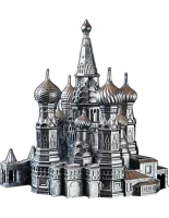 Монета «Собор Василия Блаженного», 2025 г., Серебро, 311 гр., проба 925, КАМЕРУН