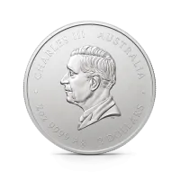 Монета "Лунный календарь Год Козы", 2027 г., Серебро, 62,2 гр., проба 9999, АВСТРАЛИЯ