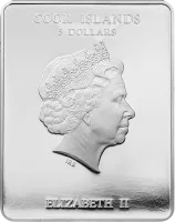 Монета "Святой Олег",  2011 г., Серебро, 25 гр., проба 999, ОСТРОВА КУКА