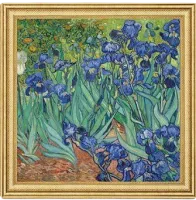 Монета "Ирисы. Винсент Ван Гог", 2023 г., Серебро, 62,2 гр., проба 999, НИУЭ