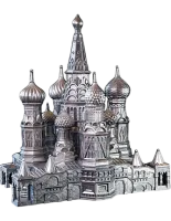 Монета «Собор Василия Блаженного», 2025 г., Серебро, 311 гр., проба 925, КАМЕРУН