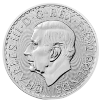 Монета «Британия (Чарльз III)», 2025 г., Серебро, 31,1 гр., проба 999, СОЕДИНЕННОЕ КОРОЛЕВСТВО