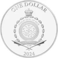 Монета "Год Дракона, 7 элементов", -, 2024 г., 17,5 гр., проба 999, НИУЭ