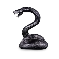 Монета "Змея 3D", 2025 г., Серебро, 93,3 гр., проба 999, САМОА
