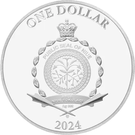 Монета «Заключи сделку», 2024 г., Серебро, 31,1 гр., проба 999, НИУЭ