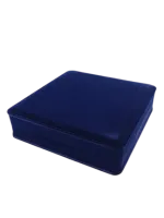 Футляр (160x160x33 мм) под 9 монет в капсулах (диаметр 44 мм), светло-бордовый