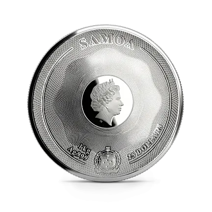 Монета "Самые известные инвестиционные монеты",  2023 г., Серебро, 1 000 гр., проба 999, САМОА